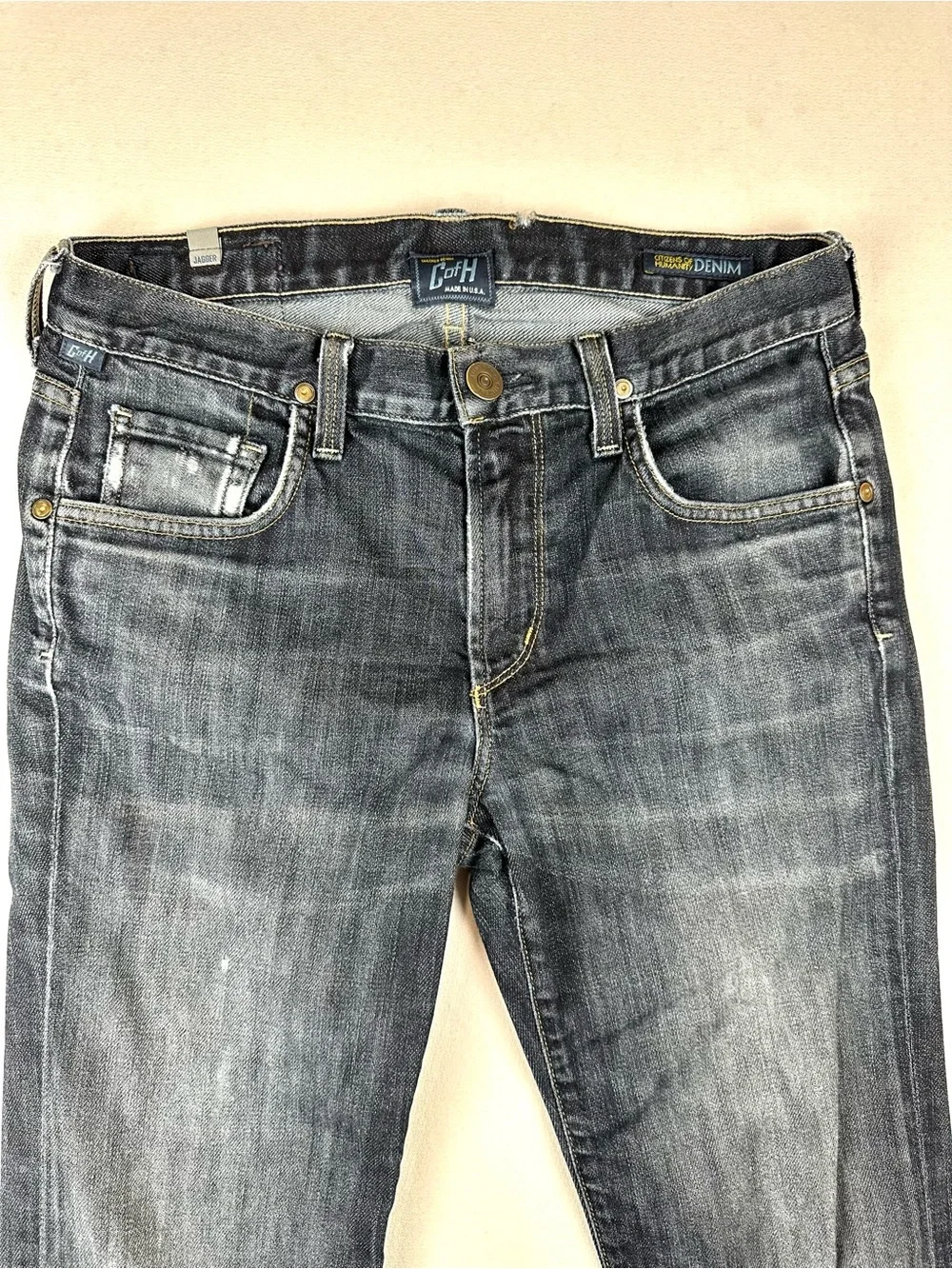 Citizen Of Humanity Jeans Men's Jagger Straight Leg Distressed